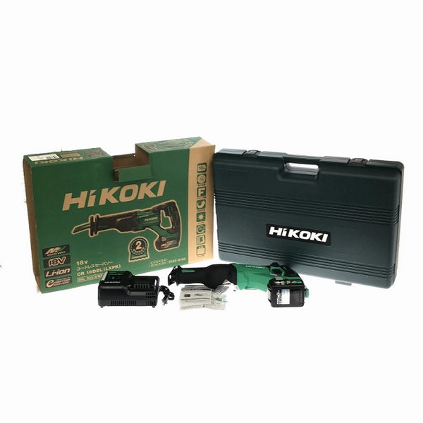 ☆未使用品☆ HiKOKI ハイコーキ 18V コードレスセーバソー CR18DBL(LXPK) バッテリー1個(36V 2.5AH) 充電器 レシプロソー - 4