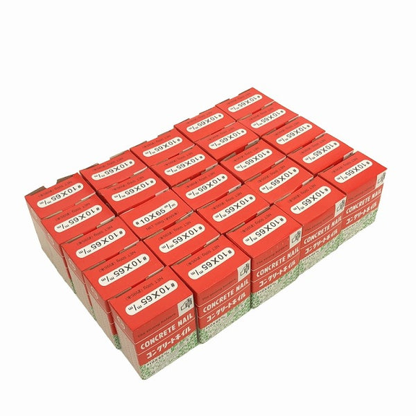 ☆未使用品 25箱入り☆KNフジニッテイ コンクリート釘 #10x65mm 500g(約95本入り) コンクリートネイル - 5