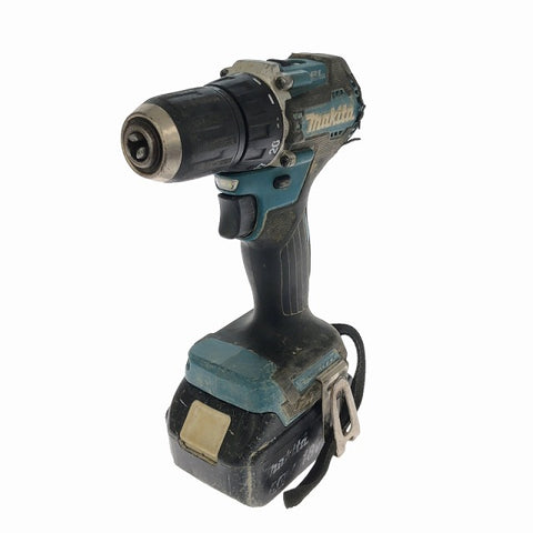 ☆中古品☆makita マキタ 18V 充電式ドライバドリル DF487D バッテリー1個(18V5.0Ah)付 - 0