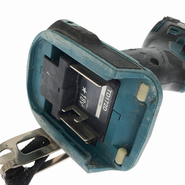 ☆中古品☆makita マキタ 18V充電式インパクトドライバ TD172D 青/ブルー 本体のみ 電動工具 締め付け ドライバー - 8