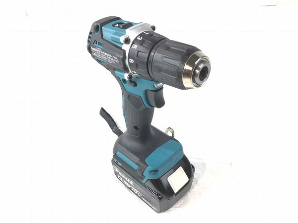 ☆未使用品☆ makita マキタ 18V 充電式ドライバドリル DF487DRGX 青/ブルー バッテリ2個(18V 6.0Ah) 充電器 ケース付き - 5