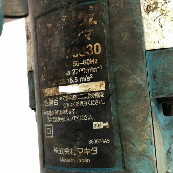 ☆中古品☆makita マキタ 電動ハンマ HM0830 ケース付 はつり チッパー コンクリートブレーカー - 8