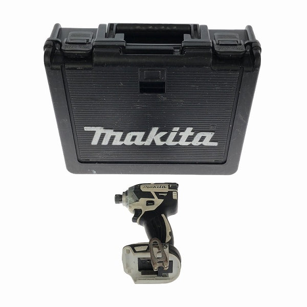 ☆中古品☆makita マキタ 18V 充電式インパクトドライバー TD148D 白/ホワイト 本体＋ケース付 コードレス バッテリー式 - 4