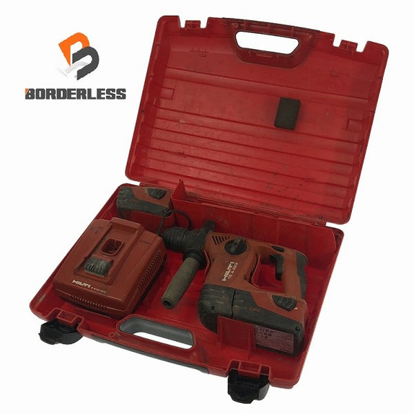 ☆中古品☆HILTI ヒルティ 22V 充電式ロータリーハンマードリル TE4-A22 バッテリ2個(5.2Ah) 充電器 ケース付 ハンマドリル - 1