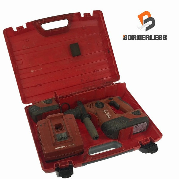 ☆中古品☆HILTI ヒルティ 22V 充電式ロータリーハンマードリル TE4-A22 バッテリ2個(5.2Ah) 充電器 ケース付 ハンマドリル - 2