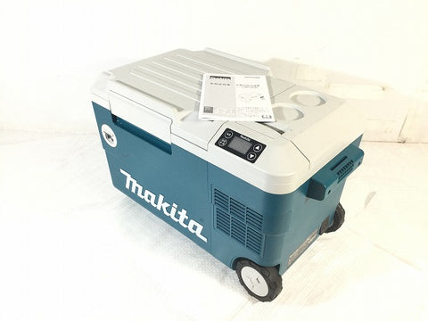 ☆中古品☆makita マキタ 18V 充電式保冷温庫 CW180D 青 本体＋ACアダプタ＋シガーソケット付 コードレス冷温庫 アウトドア - 0