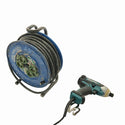 ☆中古品☆makita マキタ 100V インパクトドライバ 6955SPK HATAYA 電工ドラム SG-30K 2点セット DIY 日曜大工 電動工具 - 5