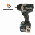 ☆中古品☆makita マキタ 18V 充電式インパクトレンチ TW700D バッテリー(18V 6.0Ah) 付き 電動工具 締め付け - 1