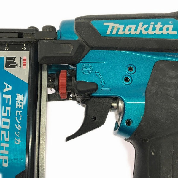 ☆比較的綺麗☆makita マキタ 50mm 高圧 ピンタッカ AF502HP おまけ付き エア工具 エアツール 大工道具 - 10