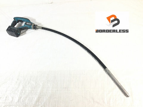 ☆中古品☆makita マキタ 18V 充電式コンクリートバイブレーター VR450D 本体のみ 振動部径25m 作業可能深さ1130mm コードレス - 0