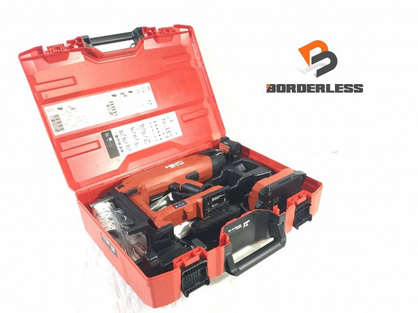 ☆未使用品☆ HILTI ヒルティ 22V バッテリー式鋲打機 BX3-ME-22 NURON 本体+バッテリー2個+充電器+パーツ+ケース Bluetooth対応 - 2