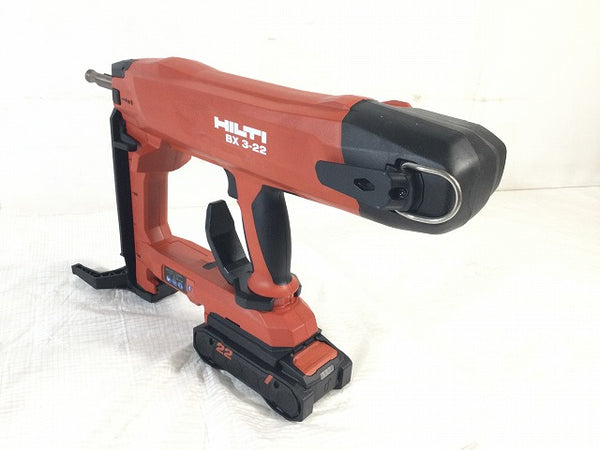 ☆未使用品☆ HILTI ヒルティ 22V バッテリー式鋲打機 BX3-ME-22 NURON 本体+バッテリー2個+充電器+パーツ+ケース Bluetooth対応 - 7