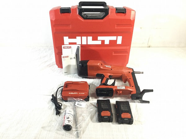 ☆未使用品☆ HILTI ヒルティ 22V バッテリー式鋲打機 BX3-ME-22 NURON 本体+バッテリー2個+充電器+パーツ+ケース Bluetooth対応 - 4