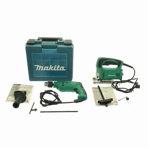 ☆比較的綺麗 工具2点セット☆makita マキタ ジグソー M438 ドリル M815K 工具2点セット DIY 日曜大工 木工用 切断機 - 4