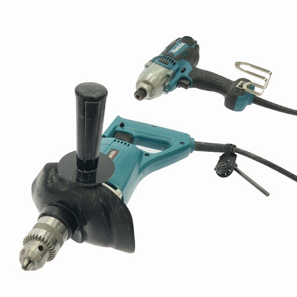 ☆中古品 2点セット☆ makita マキタ 100V 120mm ダイヤコアドリル 6300T インパクトドライバー TD0220 電動ドリル - 2