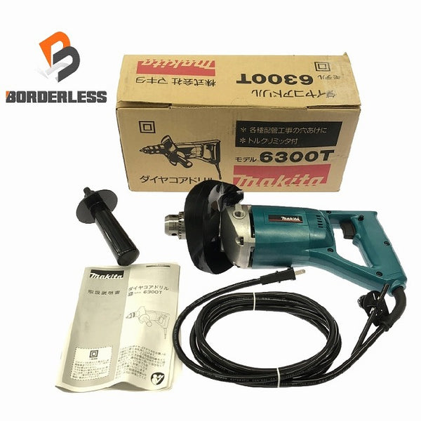 ☆極美品☆ makita マキタ 100V 120mm ダイヤコアドリル 6300T 電動ドリル コンクリートドリル ダイヤモンドコアドリル 穴あけ - 1