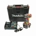 ☆中古品☆ makita マキタ 40Vmax 充電式インパクトドライバ TD002G バッテリー1個(40V 2.5AH) 充電器 ケース ハウジングカバー - 4