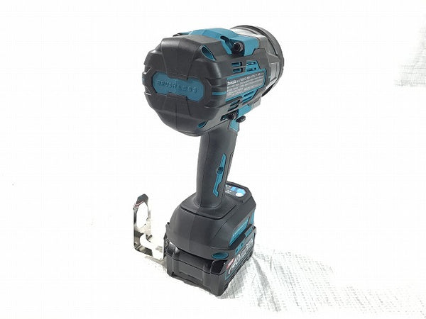 ☆未使用品☆makita マキタ 40Vmax 充電式インパクトレンチ TW001GRDX バッテリ2個(40Vmax2.5Ah) 充電器 ケース付 コードレス - 6