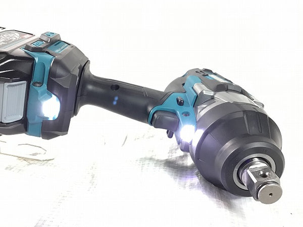 ☆未使用品☆makita マキタ 40Vmax 充電式インパクトレンチ TW001GRDX バッテリ2個(40Vmax2.5Ah) 充電器 ケース付 コードレス - 8