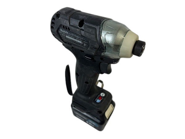 ☆中古品☆makita マキタ 10.8V 充電式インパクトドライバー TD111DSMXB 黒 バッテリ2個(4.0Ah) 充電器 ケース付 コードレス - 4