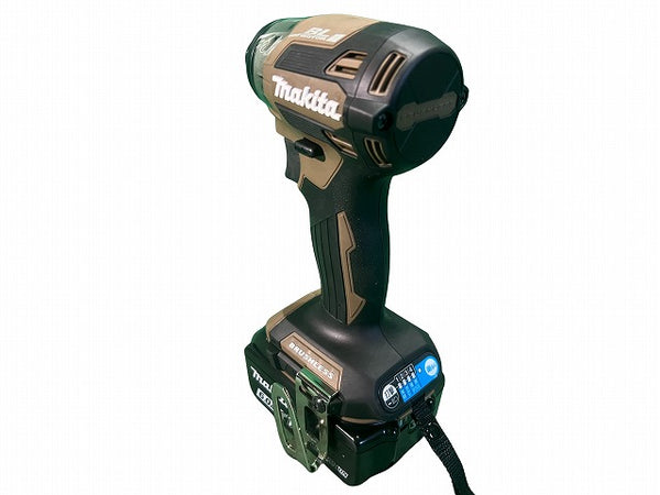 ☆未使用品 復刻色☆makita マキタ 18V 充電式インパクトドライバ TD173DGXAB 茶色/ブラウン バッテリ2個(18V 6.0Ah) 充電器 ケース - 5