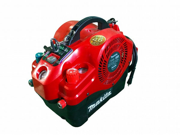 ☆中古品☆makita マキタ 高圧/常圧(一般圧) エアコンプレッサー AC460SR 赤 100V 3L 内装用 小型 軽量 エアーコンプレッサー - 4