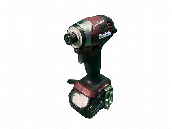 ☆未使用 復刻色☆makita マキタ 18V 充電式インパクトドライバ TD173DGXAR 赤/レッド バッテリー2個(18V 6.0Ah) 充電器 ケース付 - 5