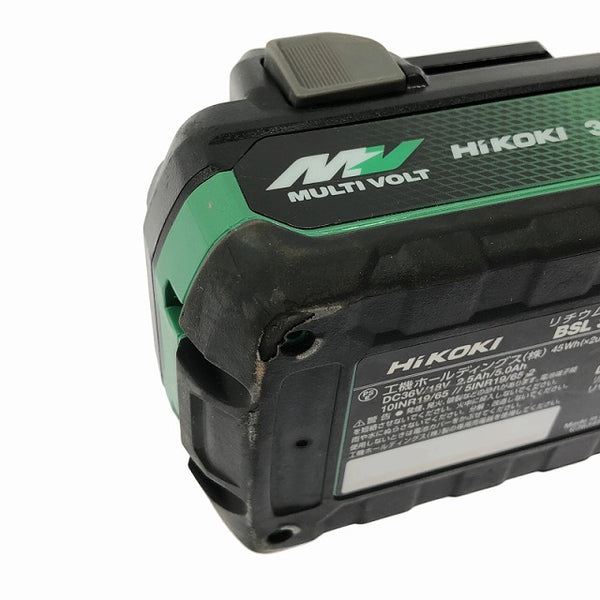 ☆中古美品☆ HIKOKI ハイコーキ マルチボルトバッテリ— BSL36A18X リチウムイオン/LITHIUM-ION 蓄電池 旧HITACHI/日立工機 - 10