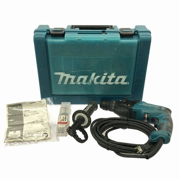 ☆中古品☆makita マキタ 100V 18mm ハンマドリル HR1830F ケース付 コード式 ハンマードリル 穴あけ 穿孔 - 4