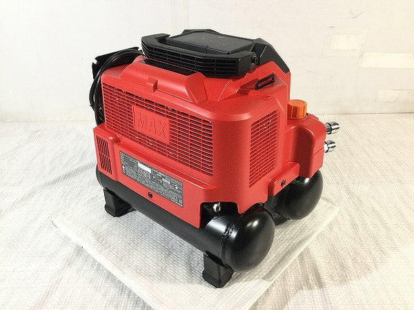 ☆未使用品☆ MAX マックス 8L 常圧専用 エアコンプレッサ AK-LL1301E 赤/レッド エア工具 エアーツール エアコンプレッサー - 3
