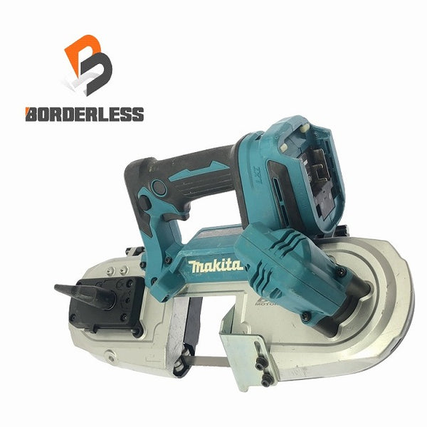 ☆比較的綺麗☆makita マキタ 18V 充電式ポータブルバンドソー PB183D ブレード付 コードレス バッテリー式 帯鋸切断機 - 1