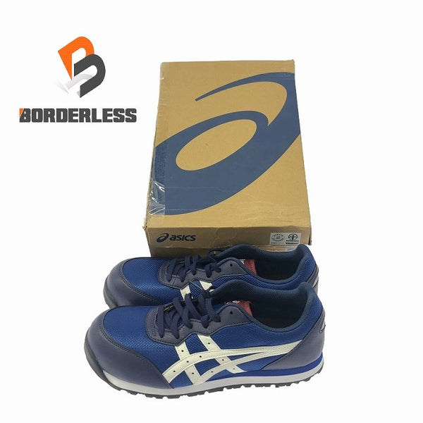 ☆未使用☆ASICS アシックス 安全靴 ウィンジョブ/WINJOB CP201 WIDE FCP201-4901 26.0cm INDIGO BLUE/WHITE ブルーホワイト - 1