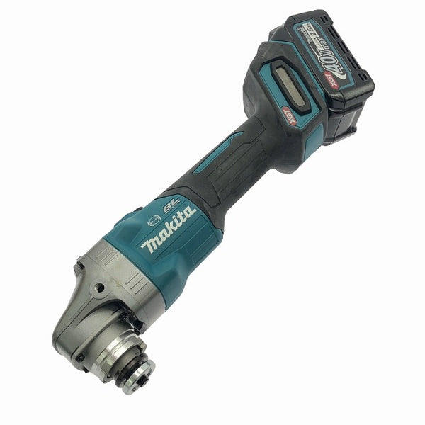 ☆未使用品☆makita マキタ 40Vmax 100mm 充電式ディスクグラインダー GA001GRDX バッテリ2個(40Vmax2.5Ah) 充電器 ケース付 - 6