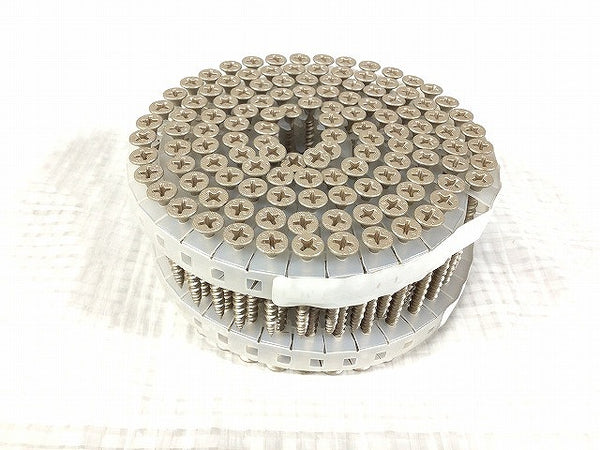 ☆未使用品 5箱セット☆ 恩智製鋲株式会社 ロール連結カラーねじ(ノンクロム) SCN3941N ブロンズ 125本×16巻 2000本入×5ケース - 4