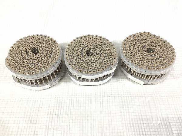 ☆未使用品 5箱セット☆ 恩智製鋲株式会社 ロール連結カラーねじ(ノンクロム) SCN3941N ブロンズ 125本×16巻 2000本入×5ケース - 6