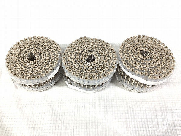 ☆未使用品 5箱セット☆ 恩智製鋲株式会社 ロール連結カラーねじ(ノンクロム) SCN3941N ブロンズ 125本×16巻 2000本入×5ケース - 7