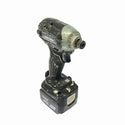 ☆中古品☆makita マキタ 14.4V 充電式インパクトドライバー TD137DRMXB 黒 バッテリ2個(4.0Ah) 充電器 ケース付 コードレス - 5