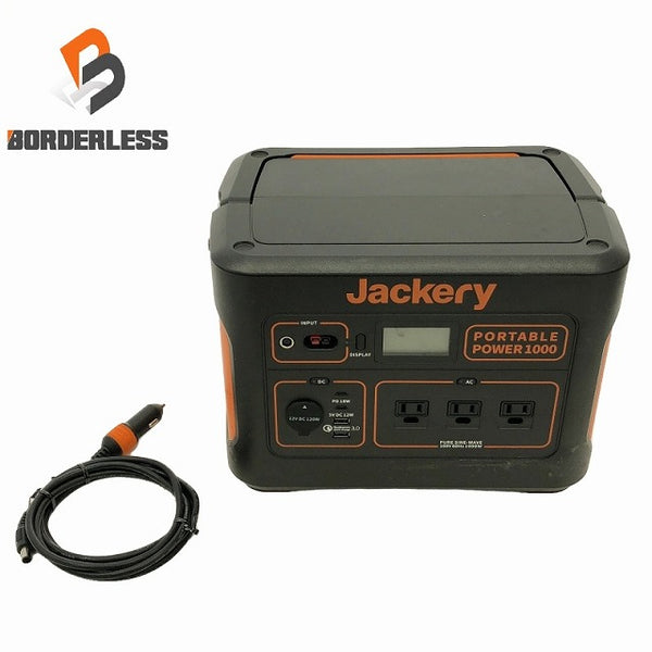 ☆比較的綺麗です※コメント必読☆Jackery ジャクリ ポータブル電源 PTB101 Black+orange Portable Power1000 1002Wh/1000W - 1