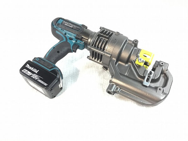 ☆未使用品☆ makita マキタ 18V 充電式パンチャー PP200DRG バッテリー1個(18V 6.0Ah) 充電器 油圧式パンチャー コードレス - 5