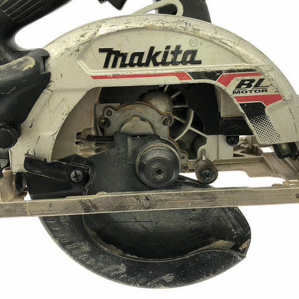 ☆中古品☆makita マキタ 18V 165mm 充電式マルノコ HS631D 黒/ブラック 本体のみ コードレス 丸ノコ 丸のこ 木工用 切断機 - 6