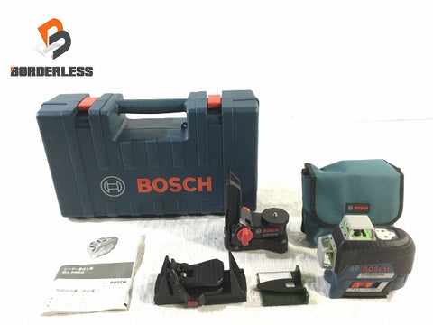 ☆極美品☆BOSCH ボッシュ レーザー墨出し器 GLL 3-80CG スタンド(BM1)付き