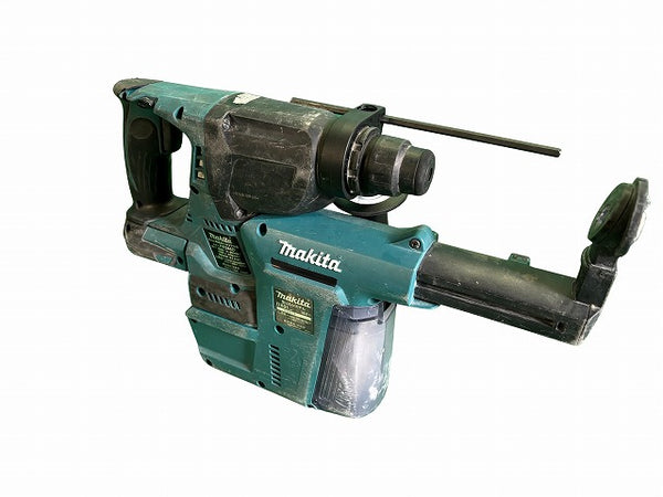 ☆比較的綺麗☆makita マキタ 18V 24mm 充電式ハンマドリル HR244D 黒 集じんシステム(DX01) 充電器(DC18RF) ケース付 ハンマー - 4