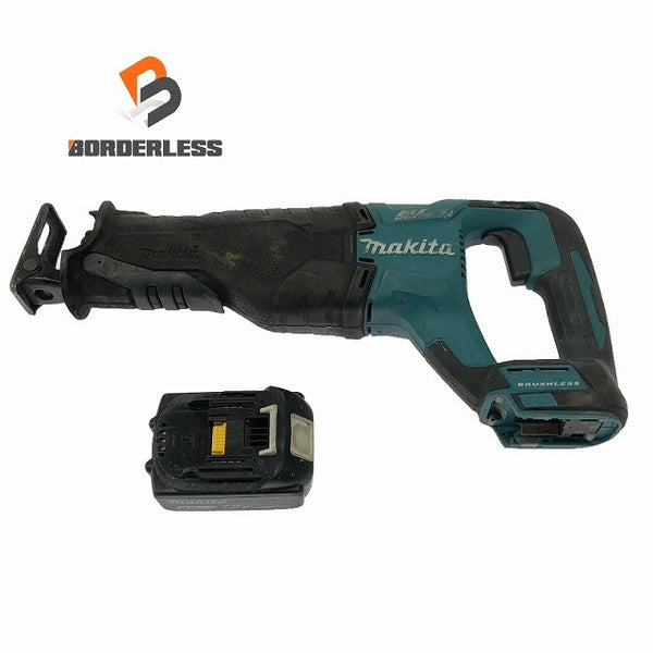 ☆中古品☆makita マキタ 18V 充電式レシプロソー JR187D バッテリー(18V 6.0Ah)付 セーバソー セーバーソー 電気のこぎり - 1