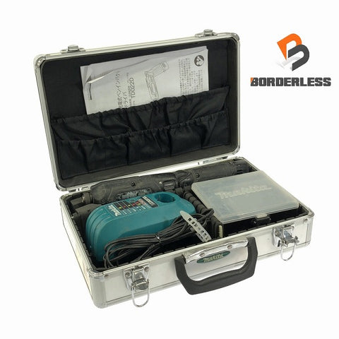 ☆中古品☆makita マキタ 7.2V 充電式ペンインパクトドライバ TD022D バッテリー2個(7.2Ｖ 1.5Ah 1.0Ah) 充電器 ケース付き - 0