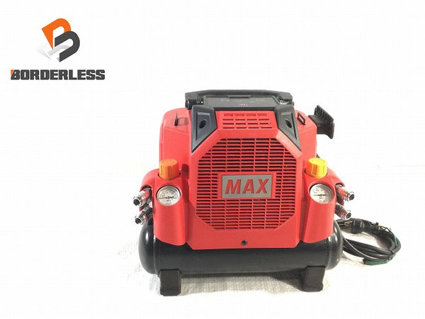 ☆美品☆MAX マックス 100V 8L 高圧/常圧 スーパーエアコンプレッサー AK-HL1301E エア工具 大工道具 エアーコンプレッサー - 1