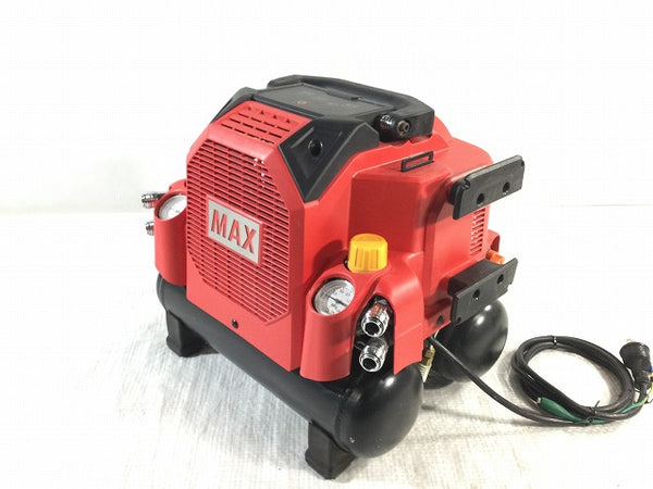 ☆美品☆MAX マックス 100V 8L 高圧/常圧 スーパーエアコンプレッサー AK-HL1301E エア工具 大工道具 エアーコンプレッサー - 4