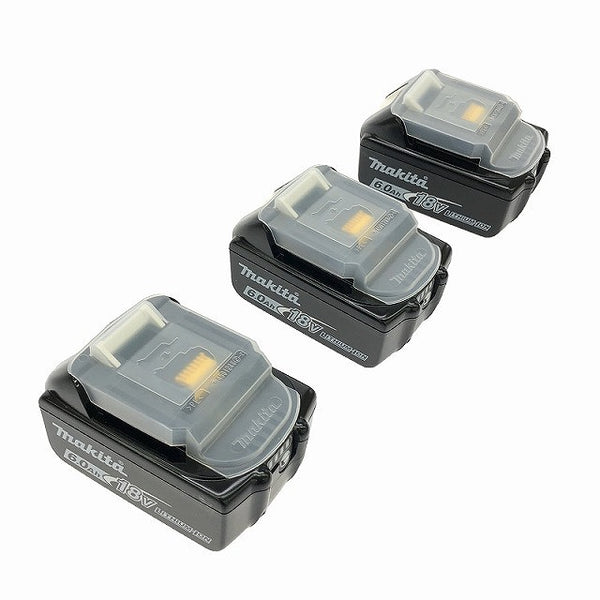 ☆箱なし未使用品3点☆makita マキタ 18V 6.0Ah 純正 リチウムイオンバッテリー BL1860B 残量表示付 リチウムイオン電池 蓄電池 - 3
