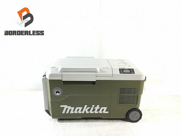 ☆比較的綺麗です☆makita マキタ 40Vmax/18V 充電式保冷温庫 CW001G 本体のみ オリーブ アウトドア コードレス 冷蔵庫 - 1