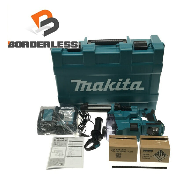 ☆未使用品☆makita マキタ 18V 18mm 充電式ハンマドリル HR183DRGXV バッテリー2個(6.0Ah) 集じんシステム(DX16) 充電器 ケース付 - 1