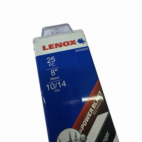 ☆未使用25枚☆LENOX レノックス バイメタルセーバーソーブレード 20535B850R 203mm 10/14TPI セーバソー用 レシプロソー用 替刃 - 6